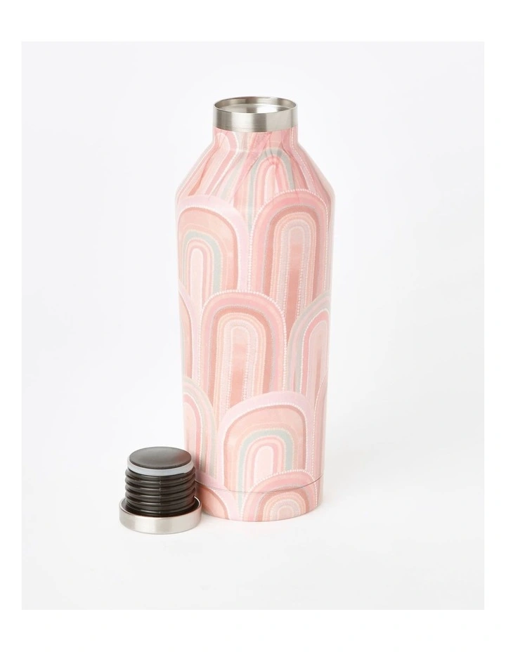 Desert Daisies Drink Bottle 500ml in Pink