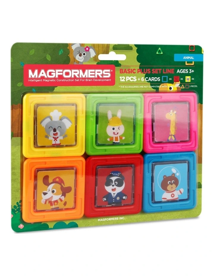 Card Plus Animal Set 12Pcs