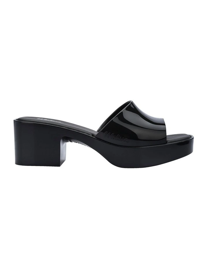 Melissa Shape Low-Block Heel in Black