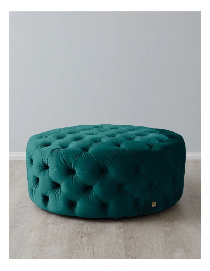 Kelly Ottoman in Green