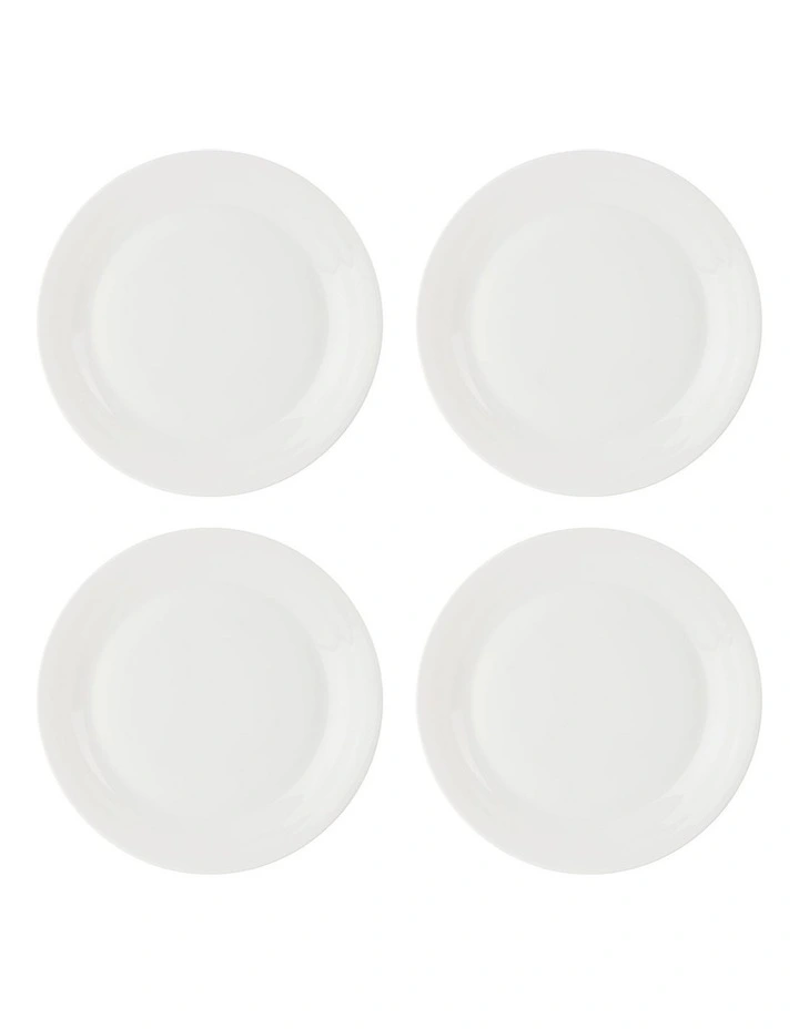 1815 Pure 28cm Set of 4 Plates in White