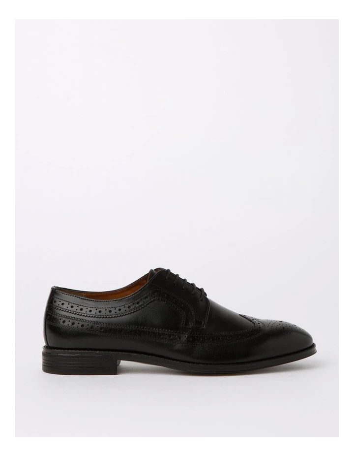 Darcy Brogue Lace Up in Black