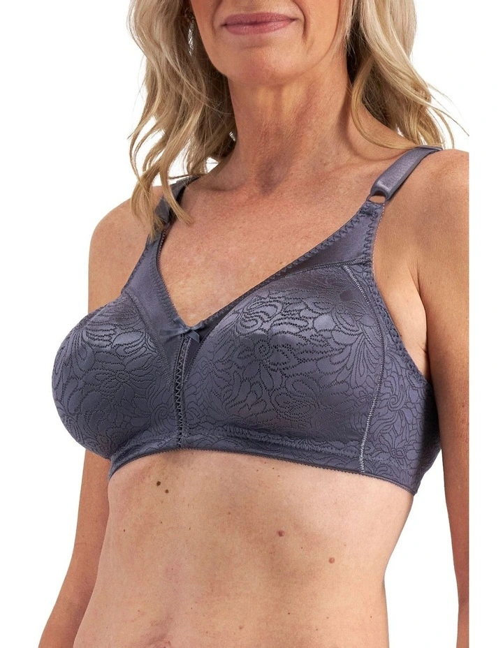 Non Contour Bra in Charcoal