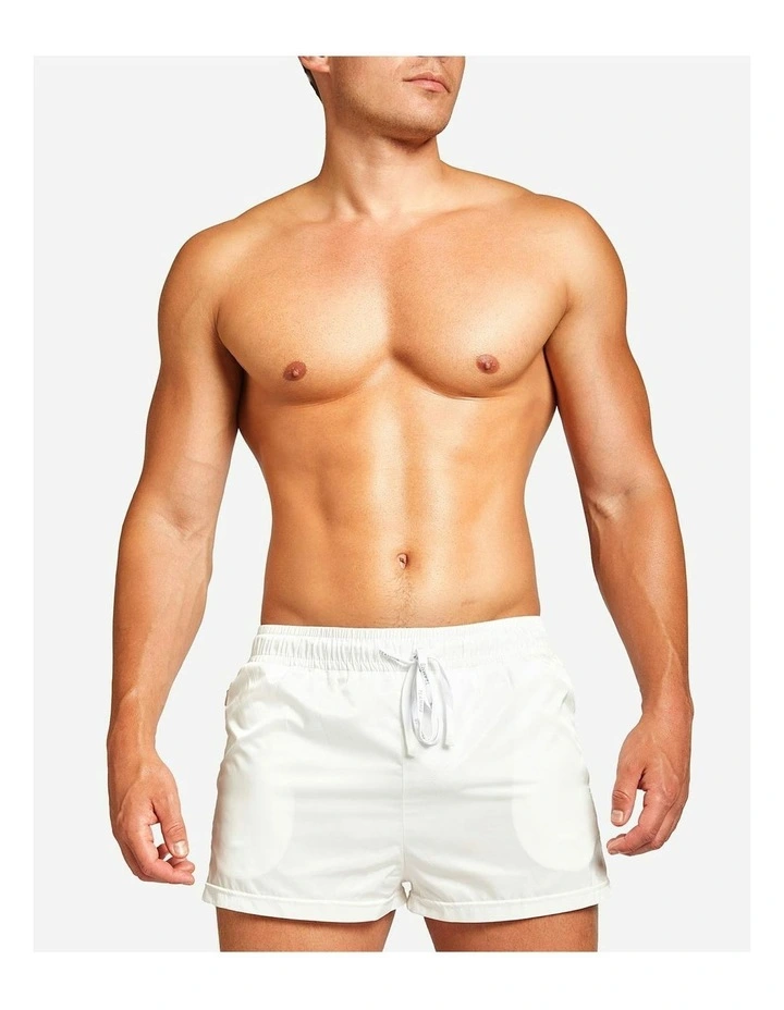 Bass Swim Short in White