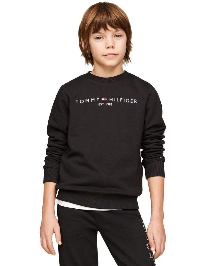 Unisex Essential Sweatshirt ( 3-7 ) in Black