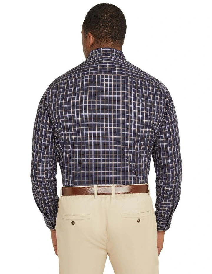 Finley Check Shirt in Navy