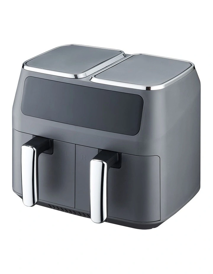 8L Dual Zone Digital Air Fryer with 200C