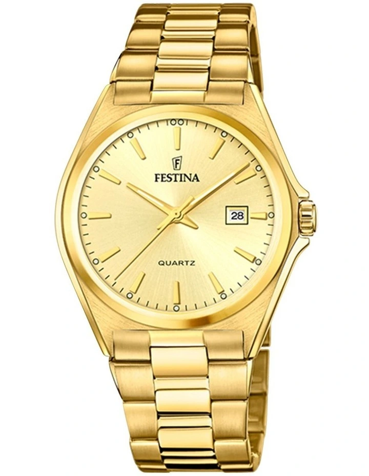 Acero Stainless Steel Watch in Gold