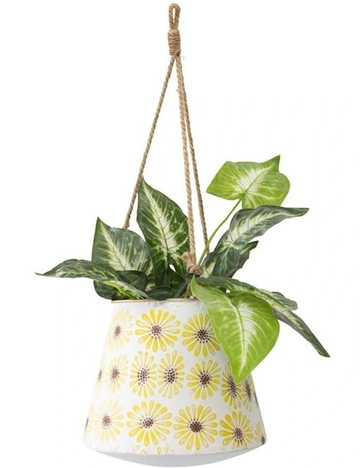 Indoor Outdoor Hanging Pot Planter in Multi