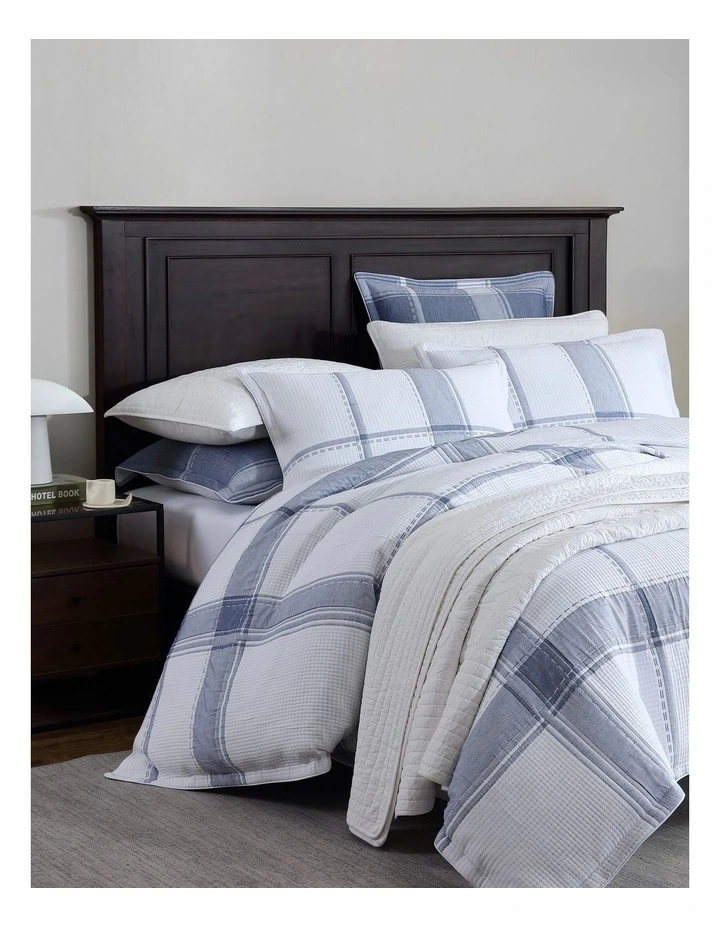 Cannon Quilt Cover Set in White