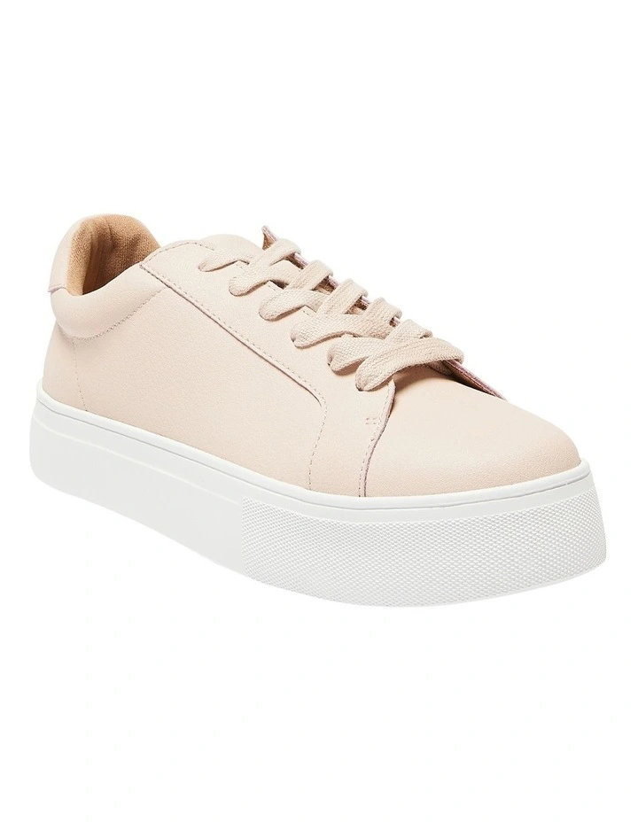 Frenzy Sneakers in Blush Leather