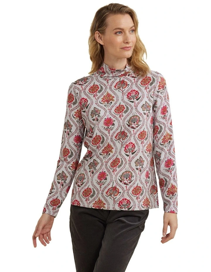Tee in Victoriana Print