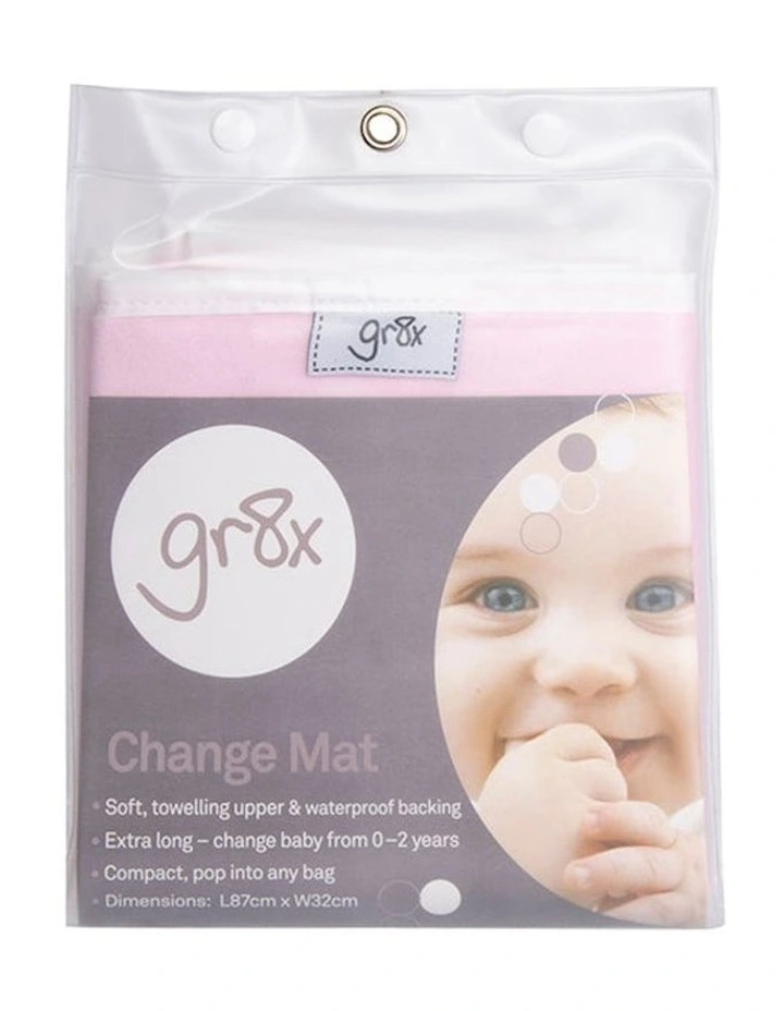Change Mat in Baby Pink