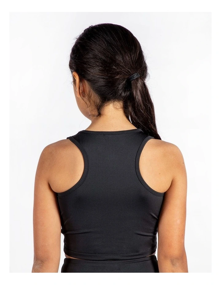 Sport Crop Top in Black