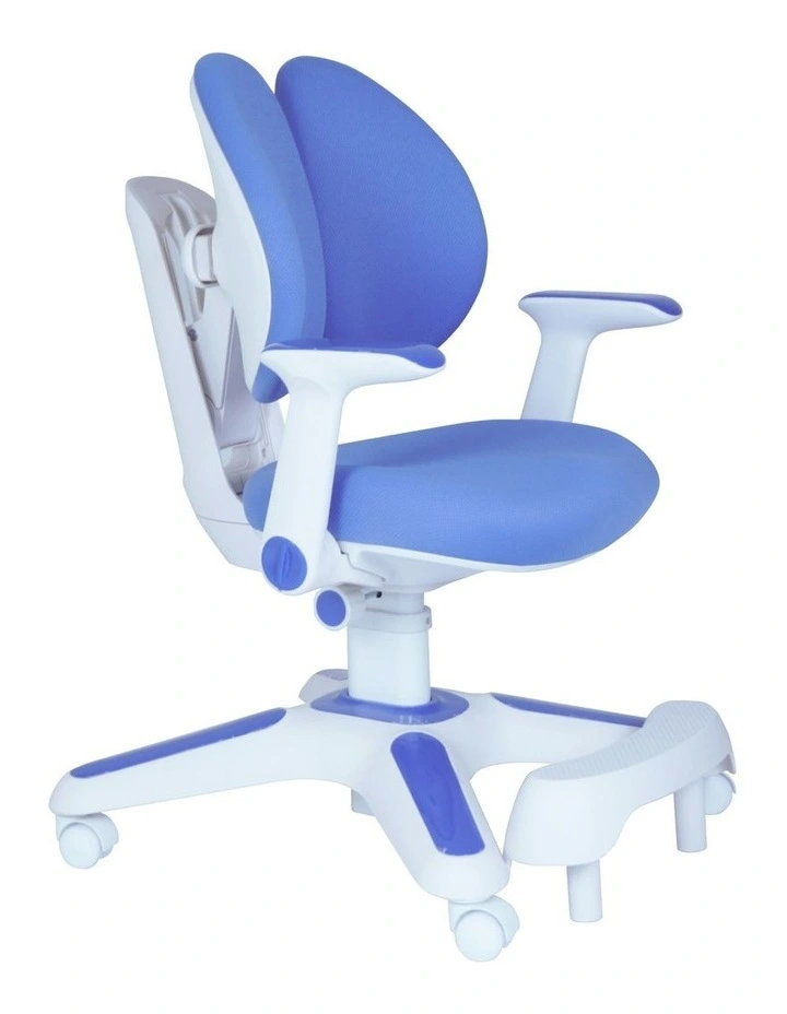 Study Desk and Chair Set in Blue