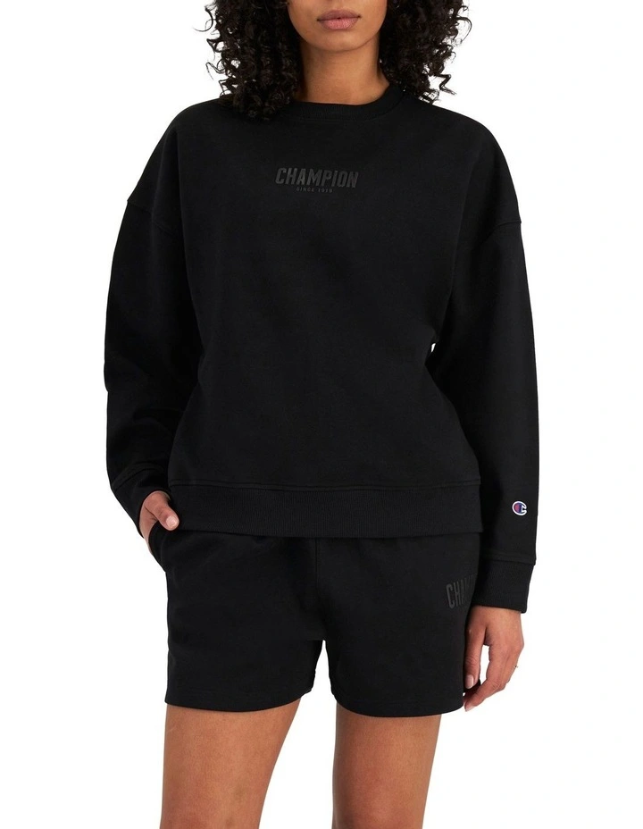 Baby Rochester Base Crew Top in Black