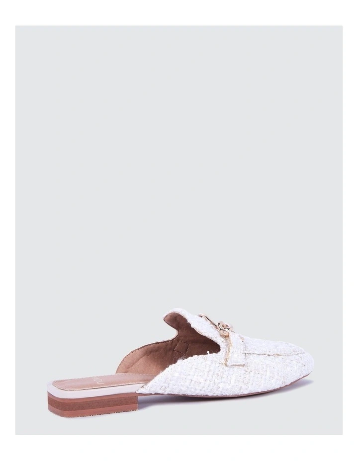 Carletta Loafer in Cream Tweed