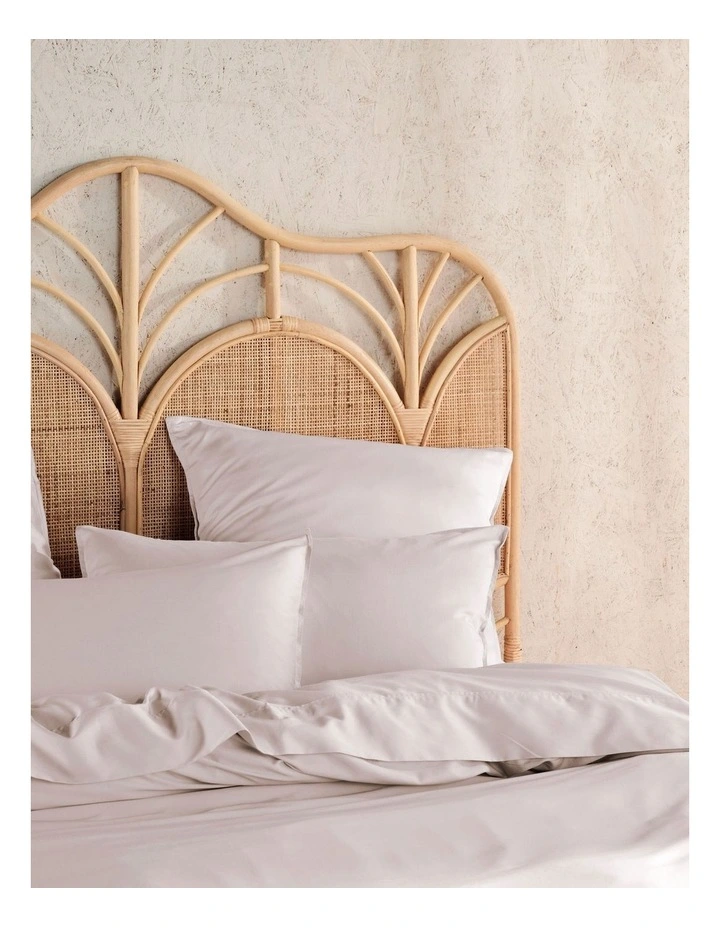 Nara 400TC Bamboo Cotton Quilt Cover Set in Wisteria