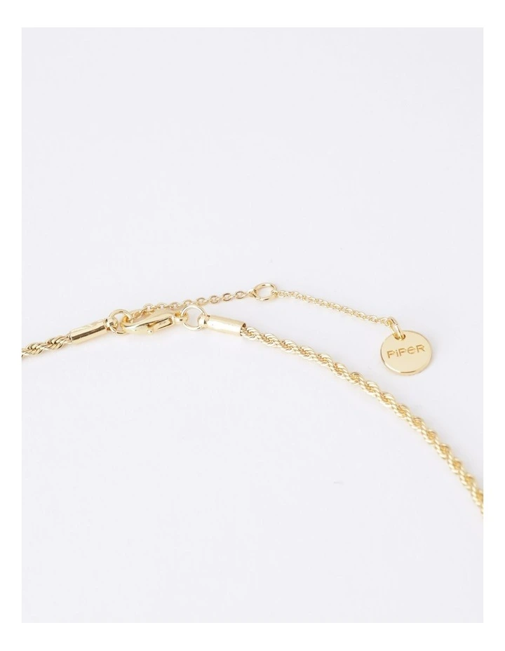 Fine Spiral Chain Necklace in Gold