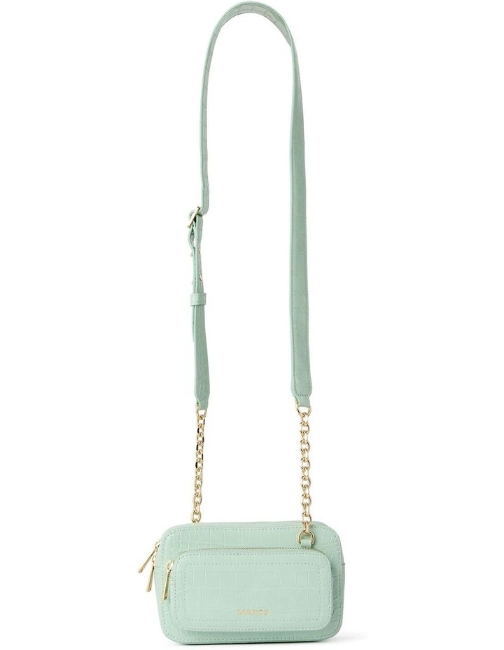 Portia Camera Bag in Gum Leaf