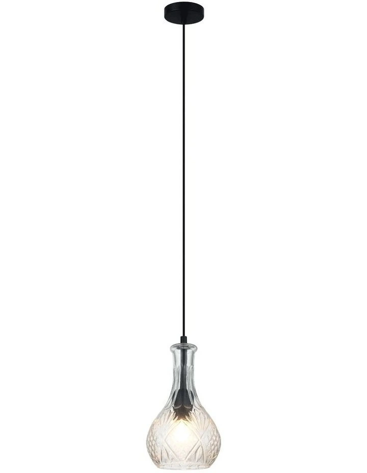Decant Single Pendant Light Style 1 White
