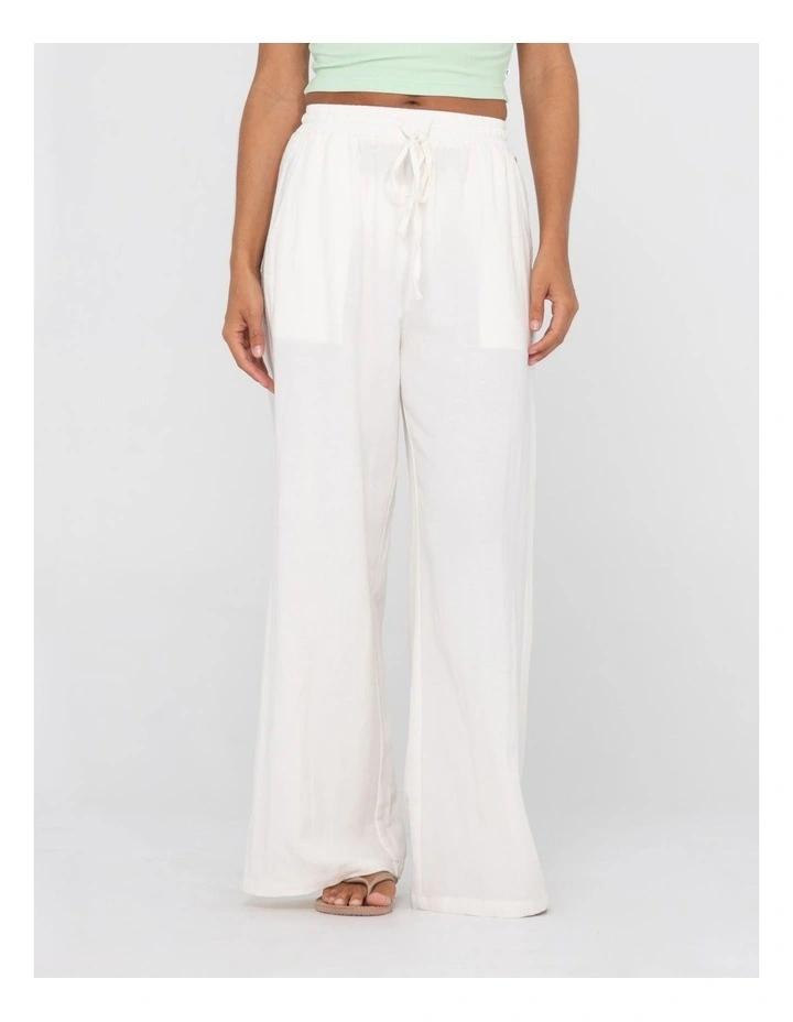 Alannah Lounge Pant in White