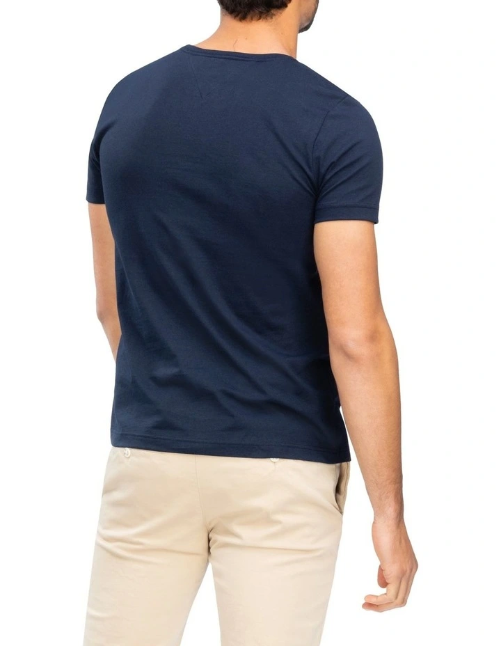 Essential Cotton Tee in Blue