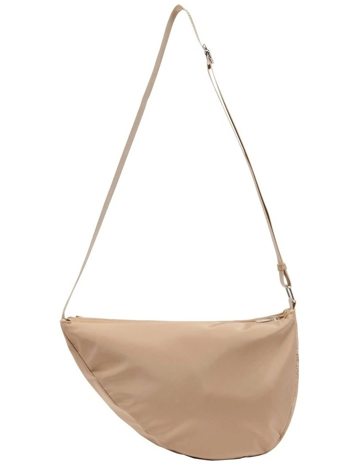 Moon Shoulder Bag in Tan