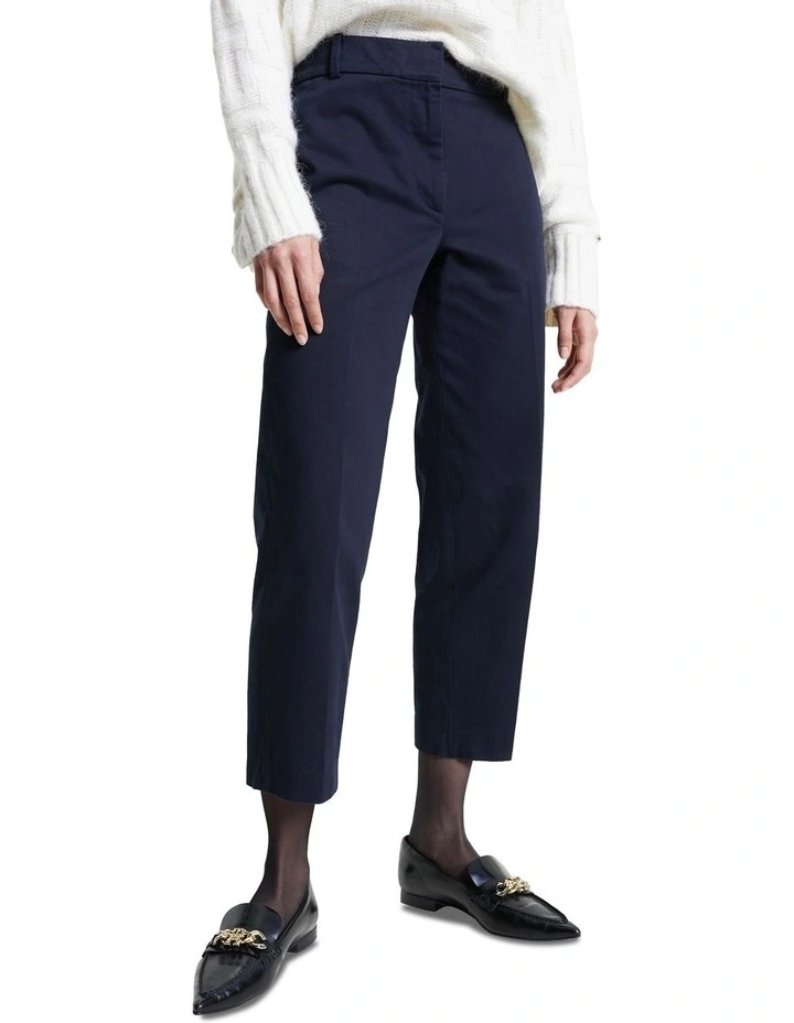 Essential Slim Fit Straight Leg Chino in Blue