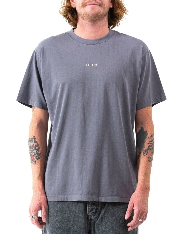 Minimal Merch Fit Tee in Graphite