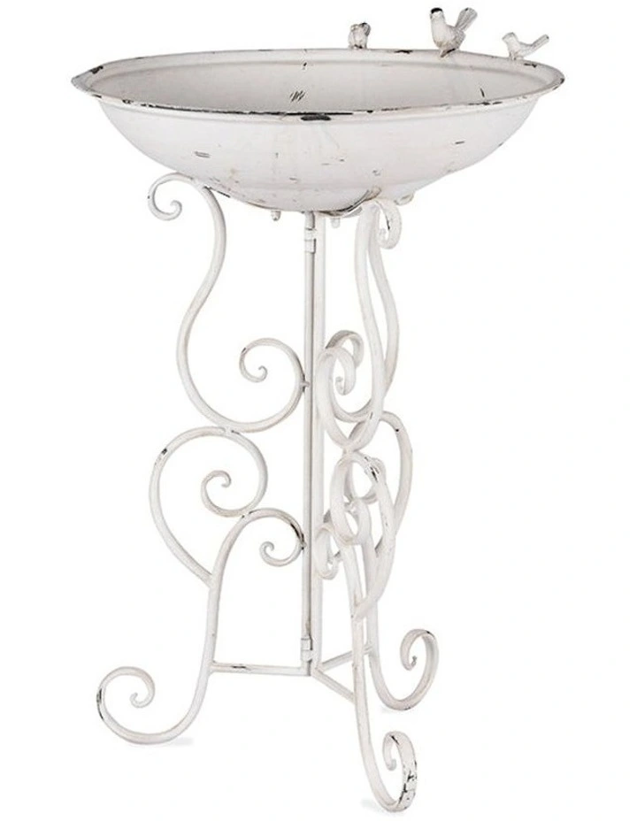 Willow & Silk Large Decorative Birdbath Stand