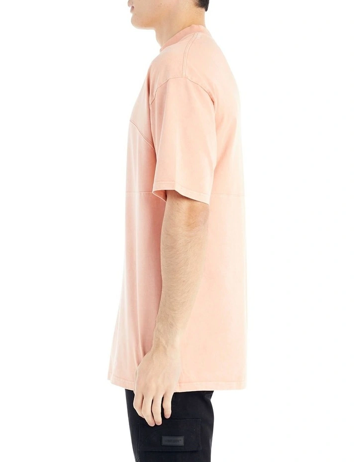 Center Tee in Vintage Rosewood