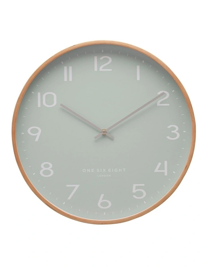 OLIVIA Wall Clock 41cm in Aqua