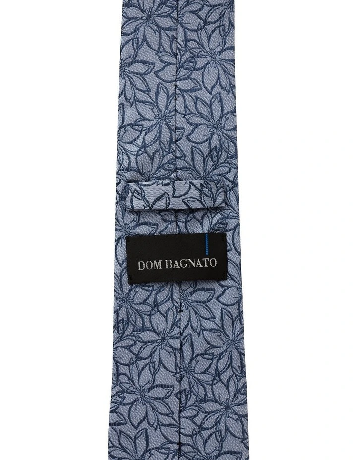 Clematis Silk Tie in Grey