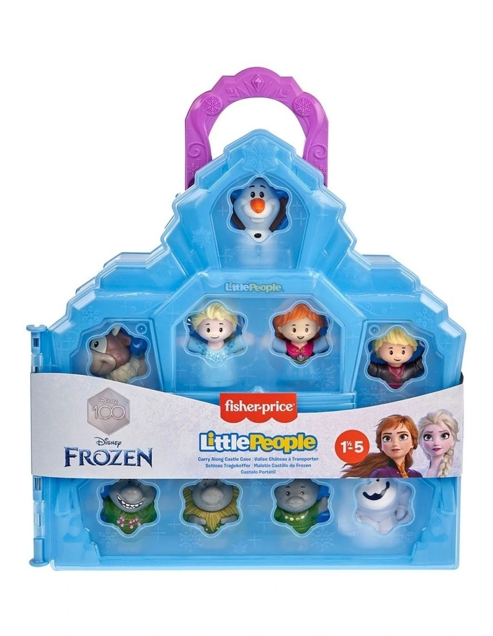Disney Frozen Carry Along Castle Case By Little People