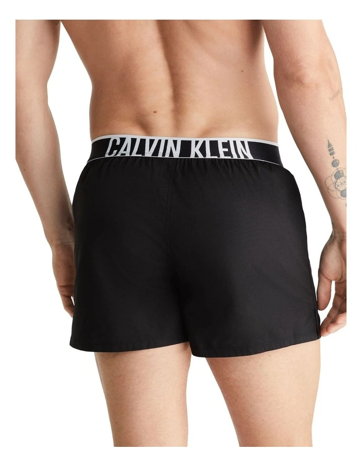 Intense Power Slim Woven Boxer in Black