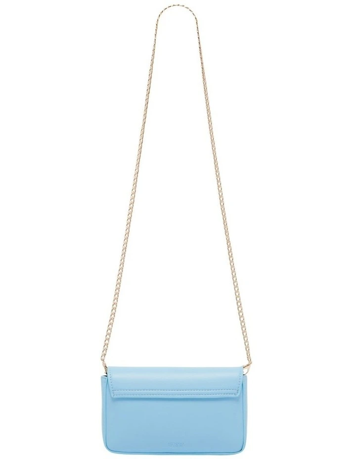 Knot Crossbody Bag In Blue