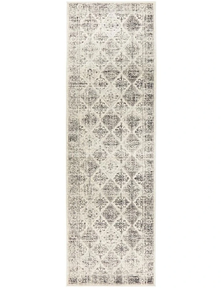 Century Runner Rug 999 in Grey