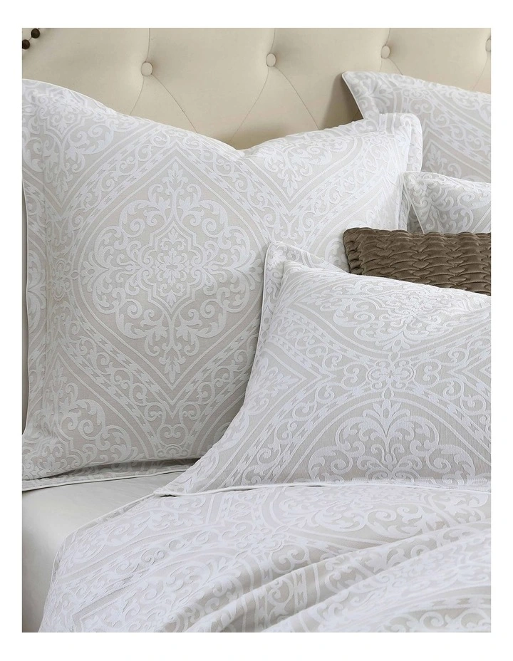Arlet Stone Quilt Cover Set in Grey