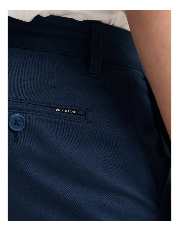 Verified Australian Cotton Slim Fit Stretch Chino in French Navy
