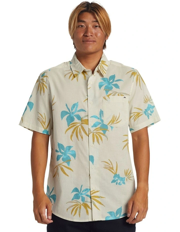 Apero Classic Short Sleeve Shirt in Snow White