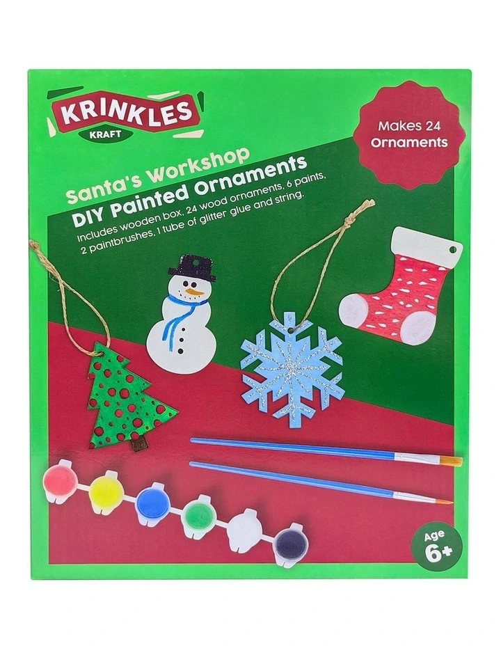 Santas Workshop: DIY Painted Ornaments