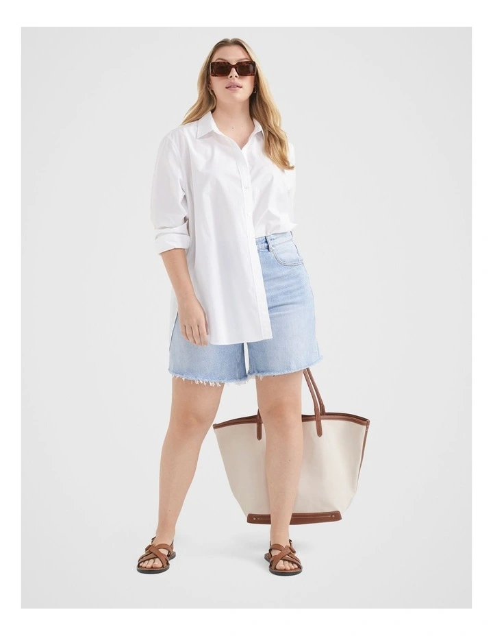 The Vintage Denim Short in Blue