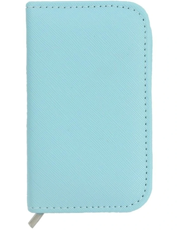 Pastel Zipper Manicure Set in Aqua