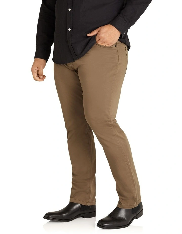 Benny Stretch Pocket Pant in Brown
