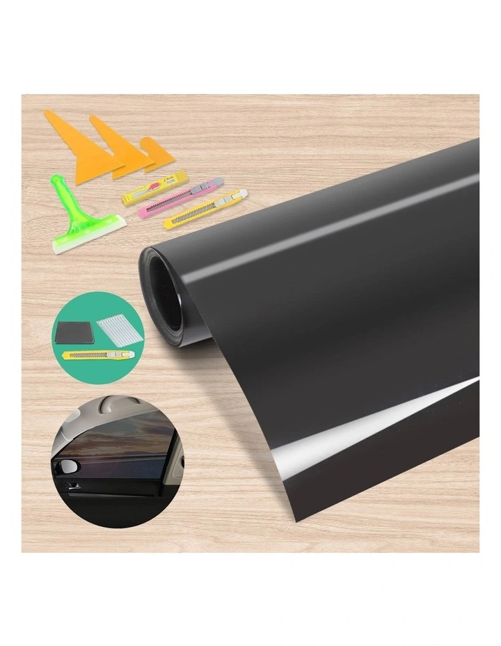 Window Tint Film Roll Home Tinting Tools Kit 76cm X 7m 15% VLT in Black