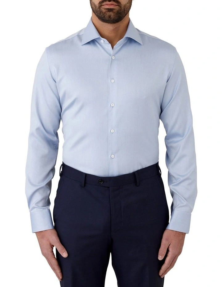 Bentleigh Modern Fit Shirt in Light Blue