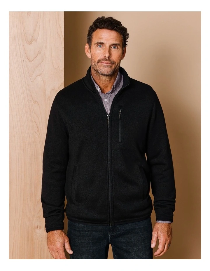 Ribble Valley Fleece Sweat in Black