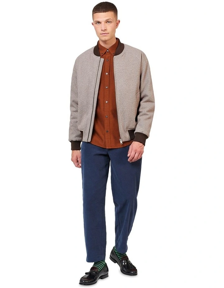 Heritage Bomber Jacket in Brown