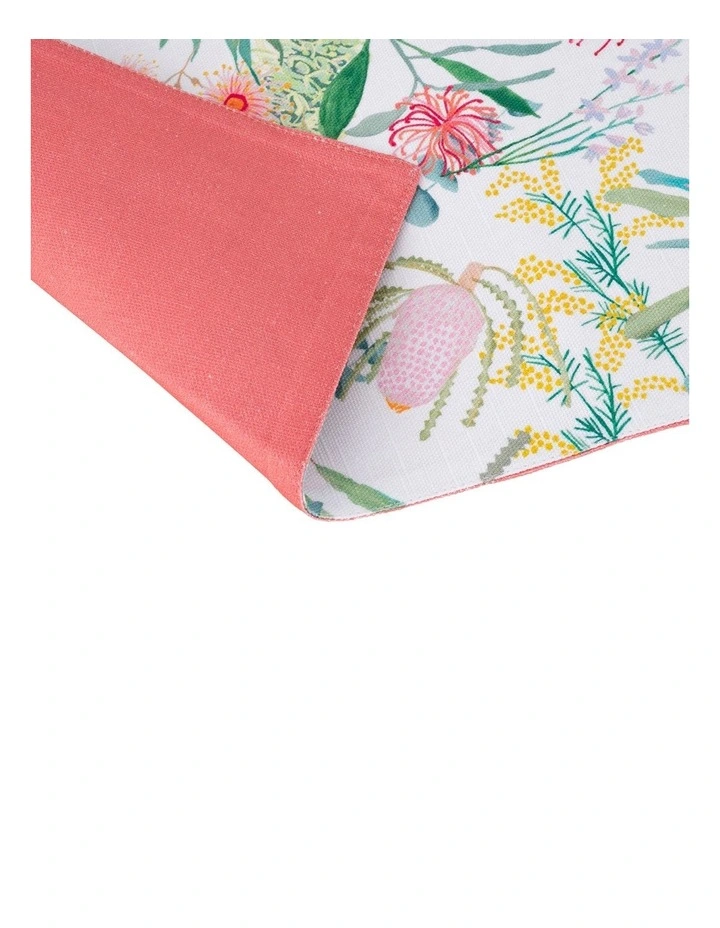 Royal Botanic Gardens Native Blooms Cotton Placemat 48x35cm in Multi